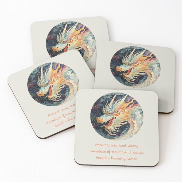 Item preview, Dragon haiku designed and sold by mi-kam.