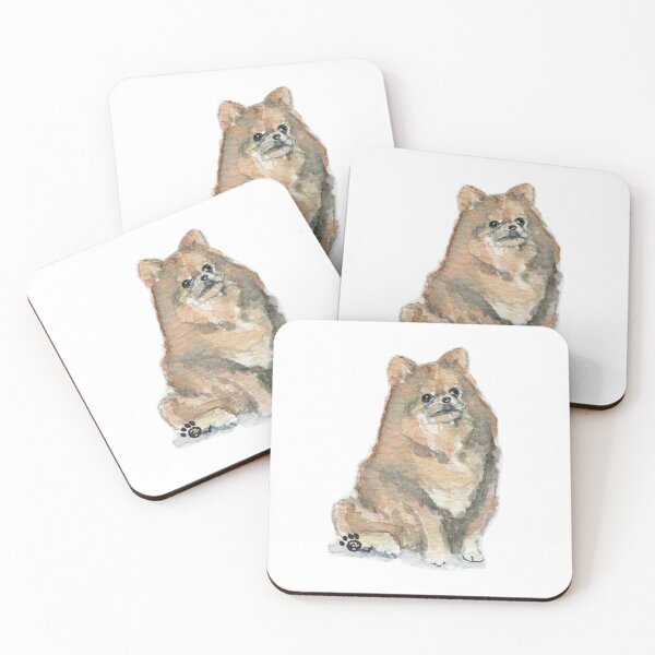 Item preview, Pomeranian Watercolor Dog Art designed and sold by bungalowhouse.