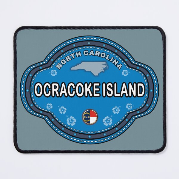 Item preview, Ocracoke Island North Carolina stitching effect emblem designed and sold by studioss76.