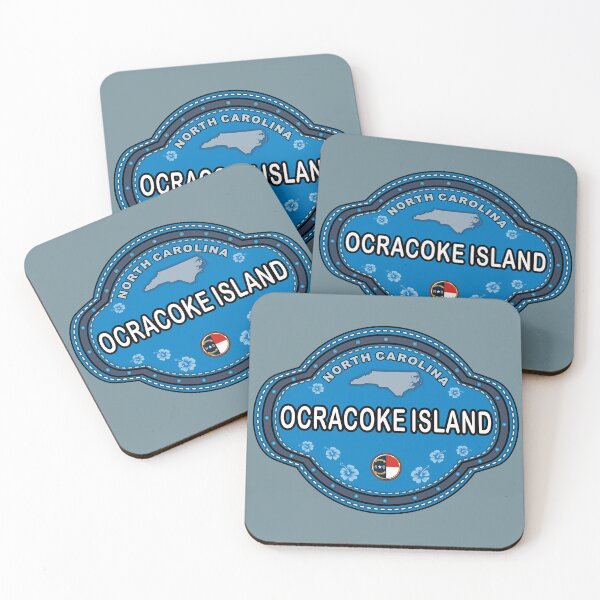 Item preview, Ocracoke Island North Carolina stitching effect emblem designed and sold by studioss76.
