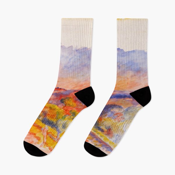Item preview, Landscape – Auguste Renoir Impressionist Masterpiece (1889) designed and sold by HistoryOnWalls.