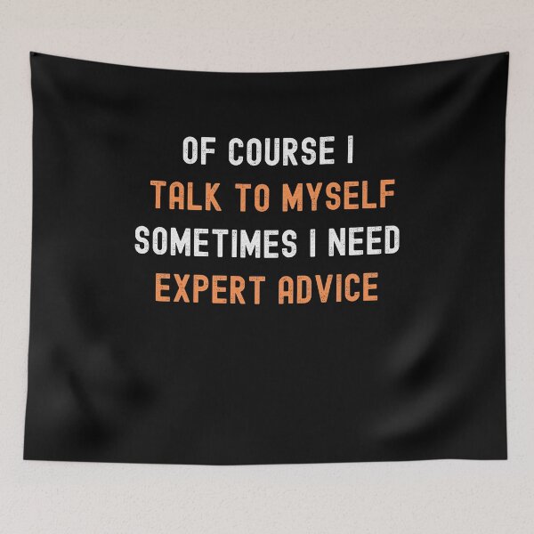 Item preview, Of Course I Talk To Myself designed and sold by RedPumpFlash.