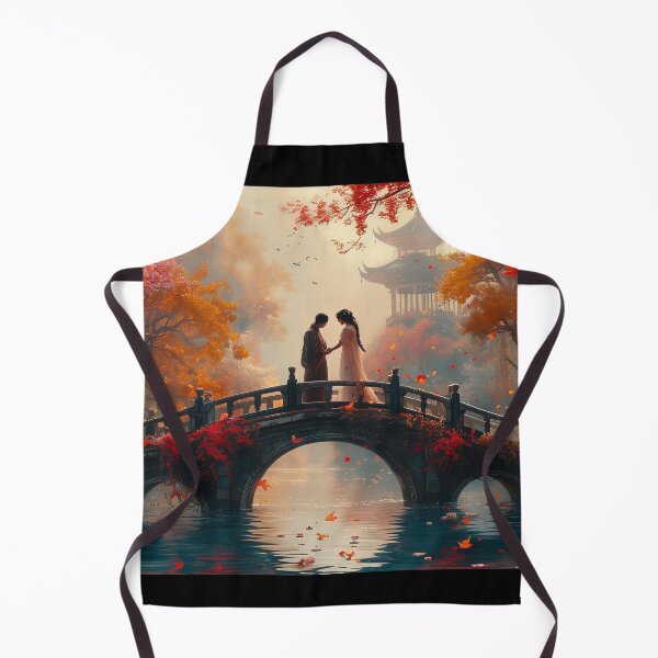 Item preview, Valentine’s Day Romance on the Enchanted Bridge designed and sold by ArtVibeCo.