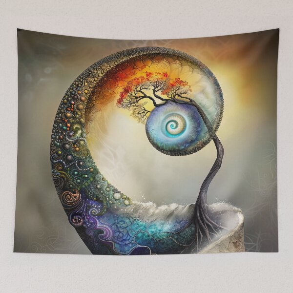 Item preview, "The Whimsical Spiral of Enchantment" designed and sold by bloorose.