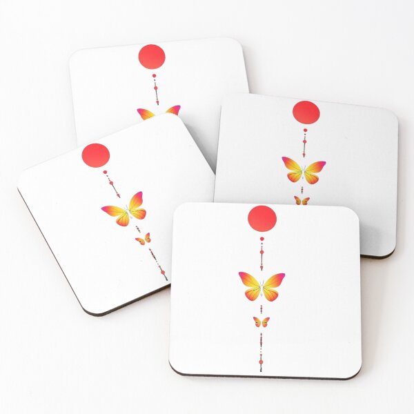 Item preview, Vertical Abstract Illustration of Colorful Butterflies – Vibrant Nature-Inspired Artwork designed and sold by IINSPIRA.