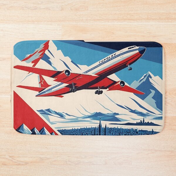 Item preview, USSR-Style Aviation Poster - Explore Siberia designed and sold by EMairplanes.
