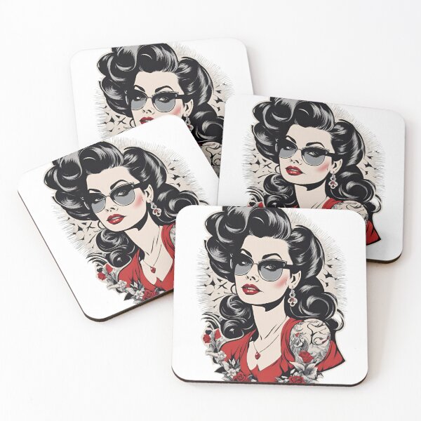 Item preview, Rockabilly girl designed and sold by whatthefoxsays.