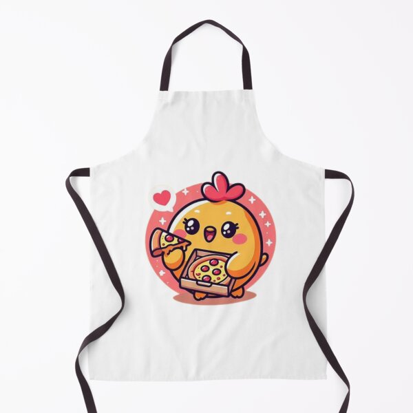 Item preview, chicken eating pizza designed and sold by Eternalski.