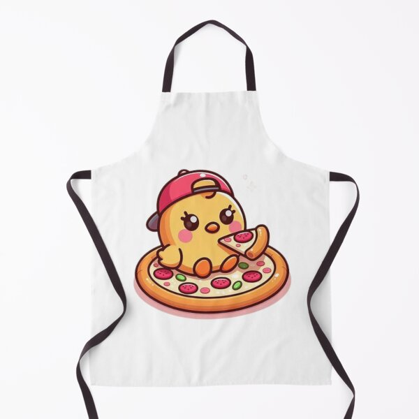 Item preview, chicken eating pizza designed and sold by Eternalski.