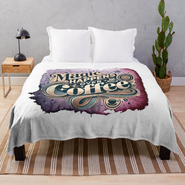 Item preview, Magic Happens Over Coffee designed and sold by ChenEngEng.
