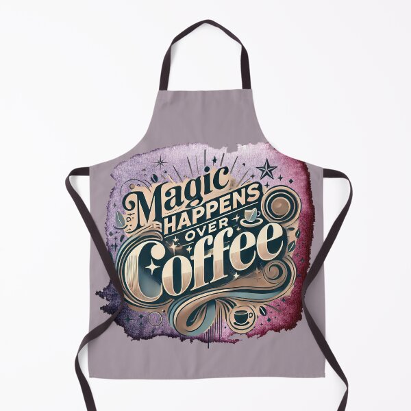 Item preview, Magic Happens Over Coffee designed and sold by ChenEngEng.