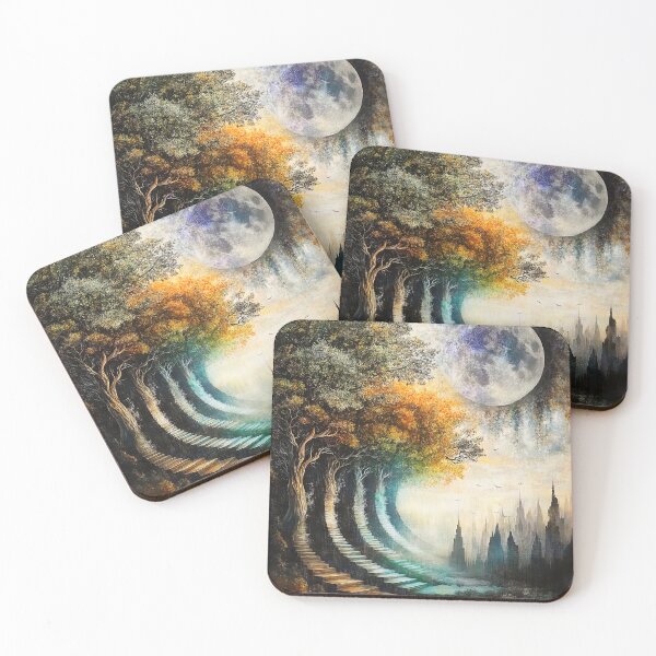 Item preview, "Stairway to the Moonlit Realm" designed and sold by bloorose.