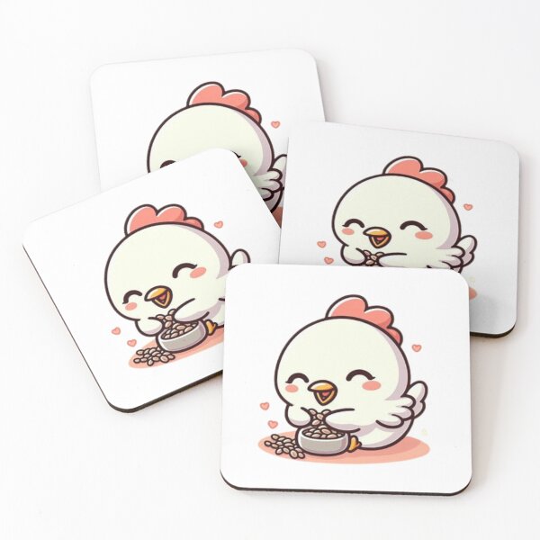 Item preview, chicken eating seeds designed and sold by Eternalski.