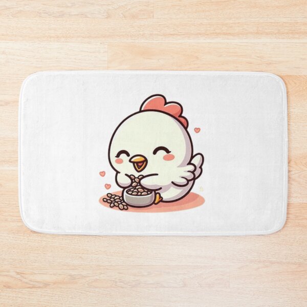 Item preview, chicken eating seeds designed and sold by Eternalski.