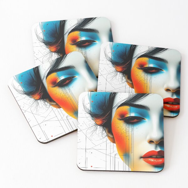 Item preview, Female Portrait. Big graphic design. designed and sold by Shoot-The-Moon.