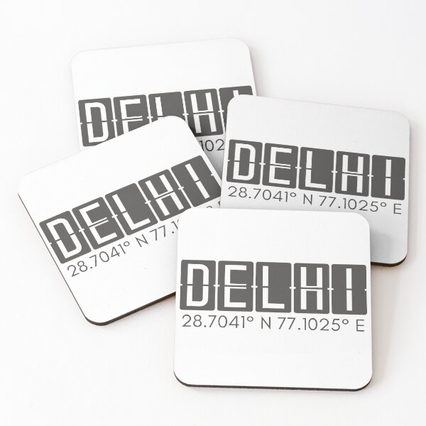 Item preview, Delhi India GPS Coordinates City Travel Asia designed and sold by holaitssher.