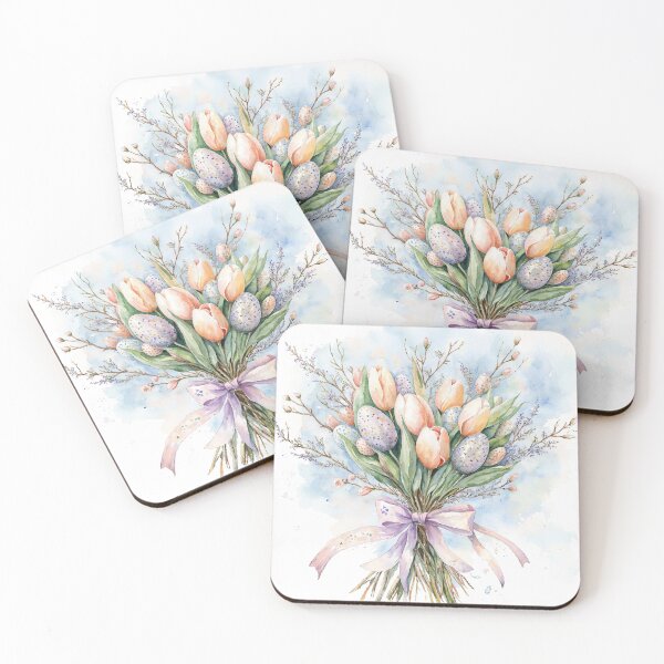 Item preview, "Colorful Tidings: An Easter Card Design" designed and sold by NelenaArt.