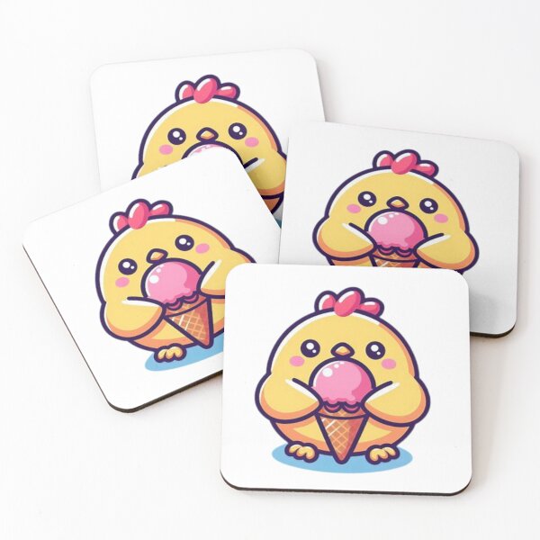 Item preview, Pollo comiendo helado designed and sold by Eternalski.