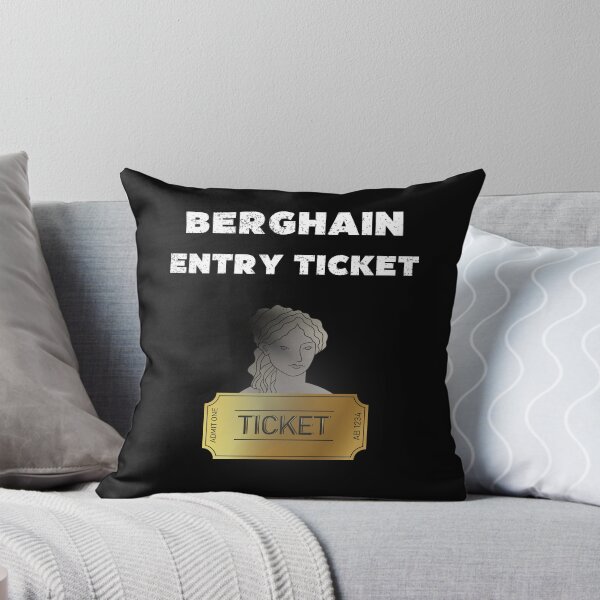 Artikel-Vorschau von Berghain Entry Ticket | Berghain Berlin Entry Meme Shirt, designt und verkauft von ManuelMuse.