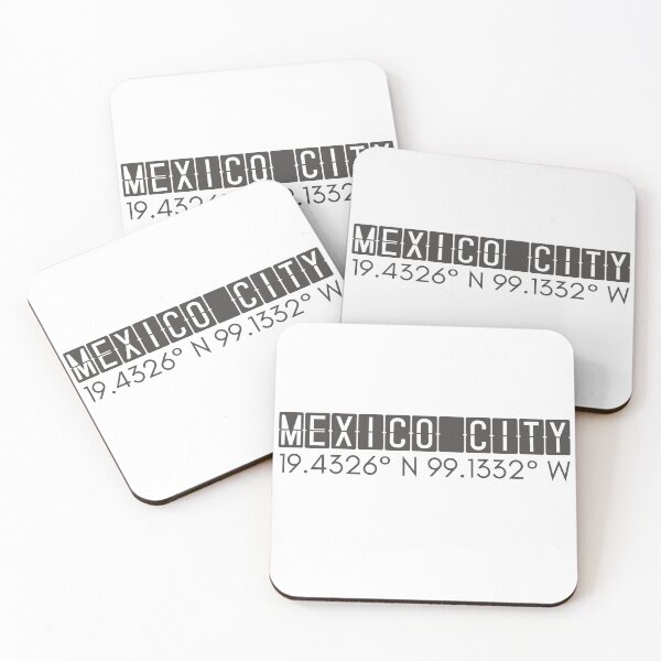 Item preview, Mexico City GPS Coordinates City Travel Asia designed and sold by holaitssher.
