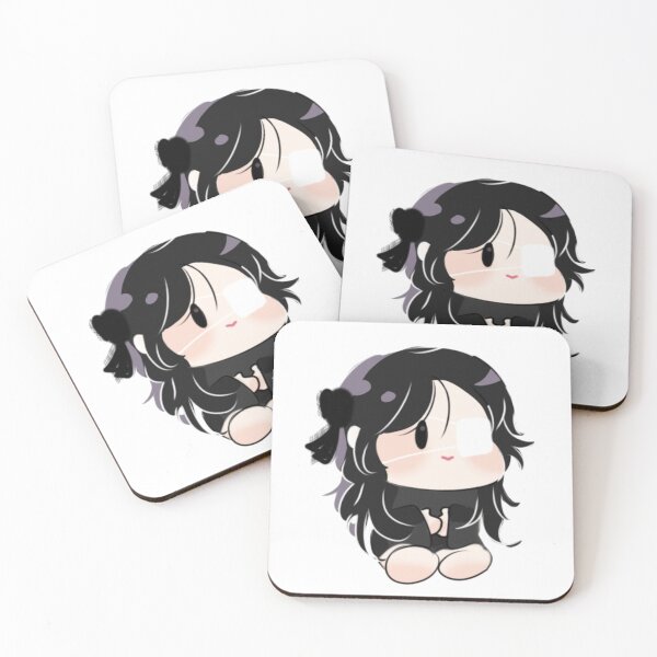 Item preview, White Eyepatch Chibi Anime Girl designed and sold by AFuratato.
