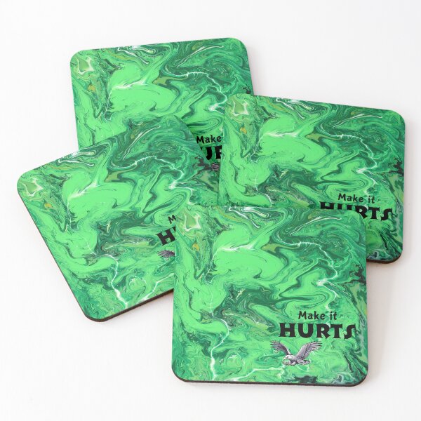 Item preview, Green & Black + Hurts - Team Colors - jdp-01-14-0004 designed and sold by ANomadDesigns.