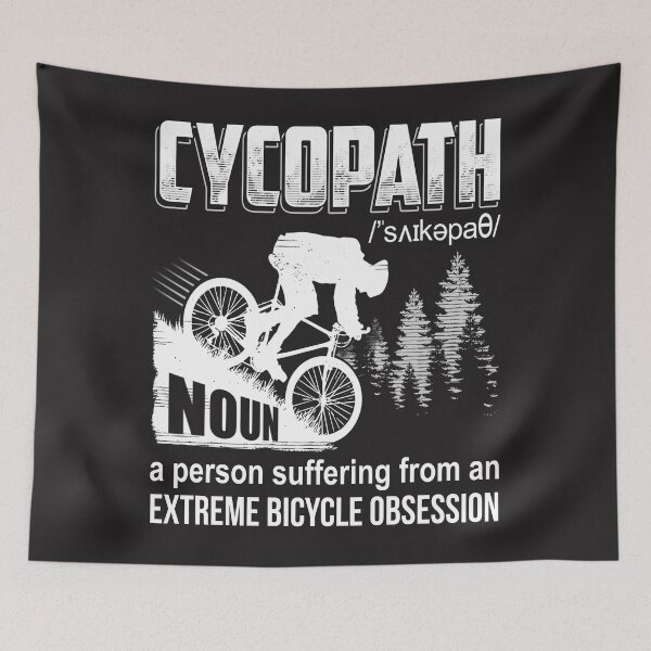 Item preview, Cycopath Funny Bicycle Cyclist Gift T-Shirt designed and sold by StreetArtPro.