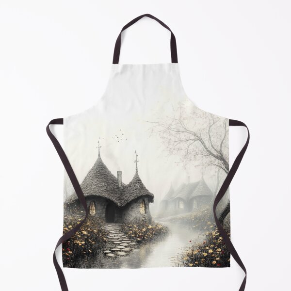 Item preview, "Misty Riverside Cottages" designed and sold by bloorose.