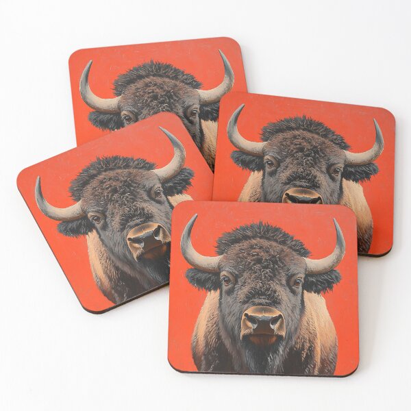 Item preview, American Bison on Red designed and sold by daila70.
