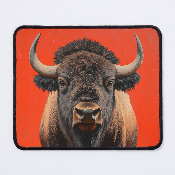 Artikelvorschau, Amerikanischer Bison auf Rot entworfen und verkauft von daila70.