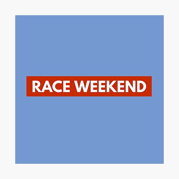 Aperçu de l'œuvre Week-end de course créée et vendue par ZooStateofMind.