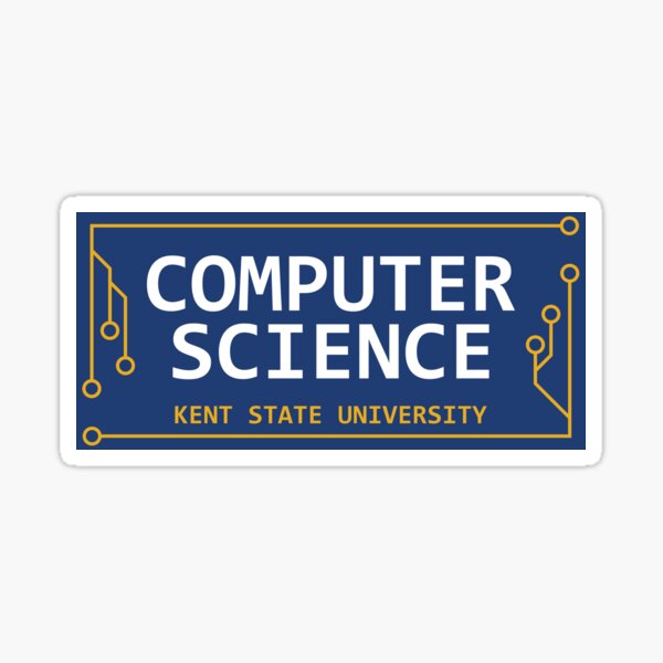 Typographic Department Logo Sticker
