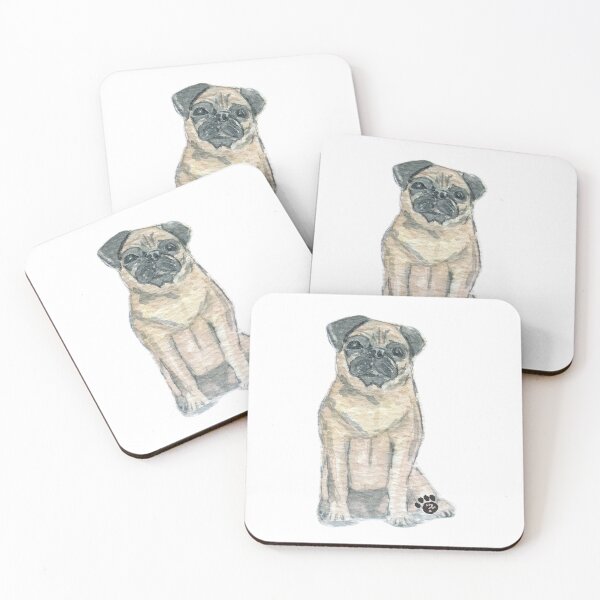 Item preview, Pug Original Dog Art designed and sold by bungalowhouse.