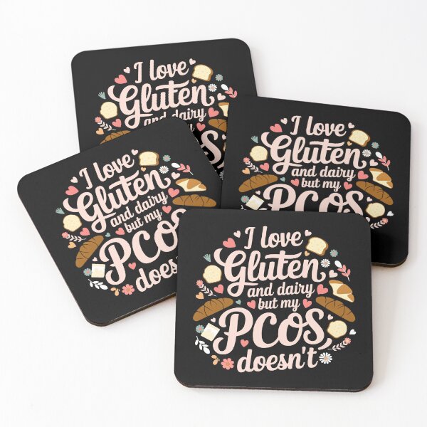 Item preview, Copy of I Love Gluten and Dairy But My PCOS Doesn't designed and sold by AniArtPL.