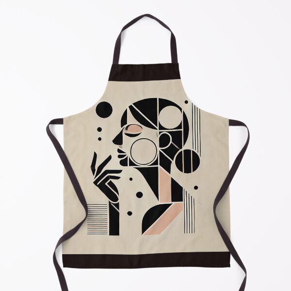 Item preview, “Geometric Elegance: Modern Abstract Woman Portrait” designed and sold by Marcinkowski-studio .