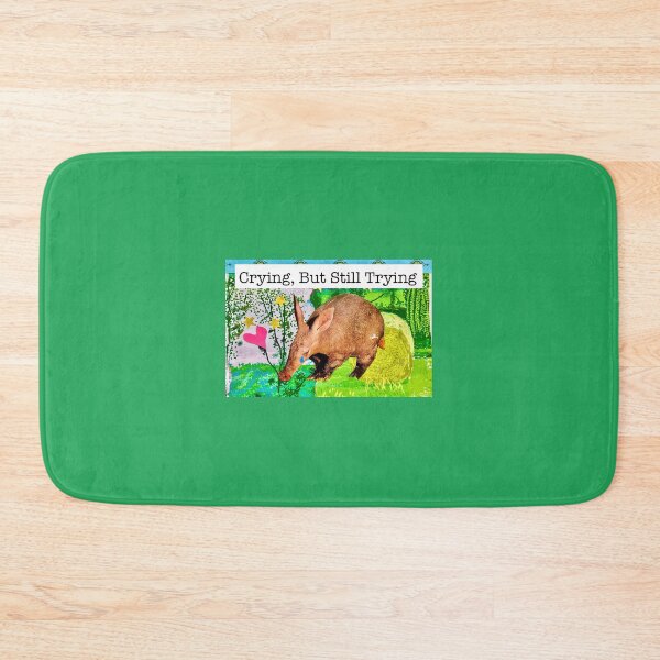 Item preview, 'Crying But Still Trying' Aardvark designed and sold by Nikki Fortuin Arts & Crafts.