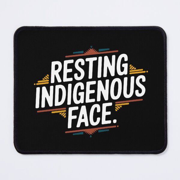 Item preview, Resting Indigenous Face designed and sold by AniArtPL.