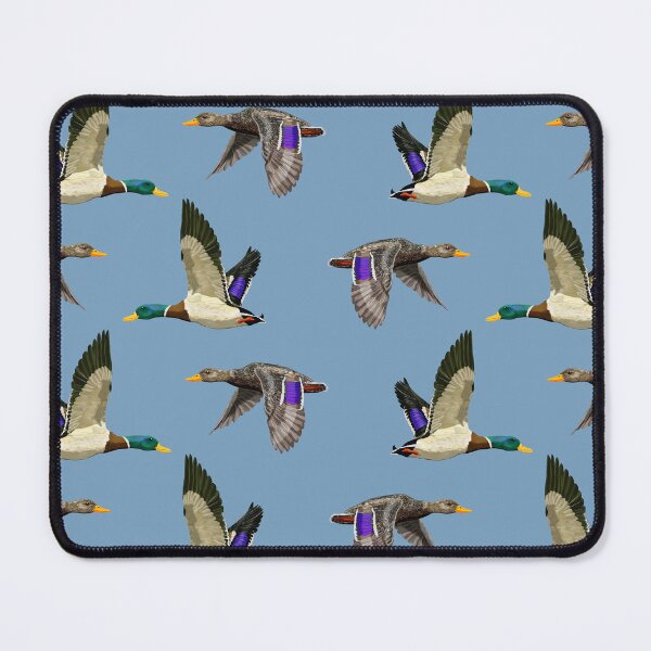 Item preview, Pair of Mallard Ducks in Flight - Nature Wildlife Art designed and sold by Phat Dog Designs .