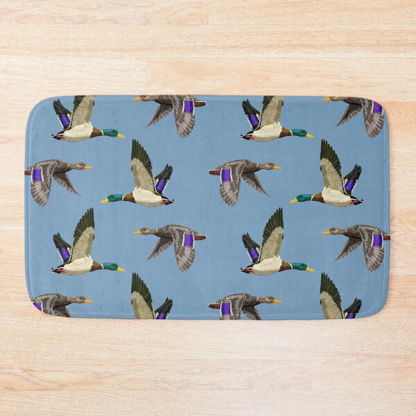 Item preview, Pair of Mallard Ducks in Flight - Nature Wildlife Art designed and sold by Phat Dog Designs .
