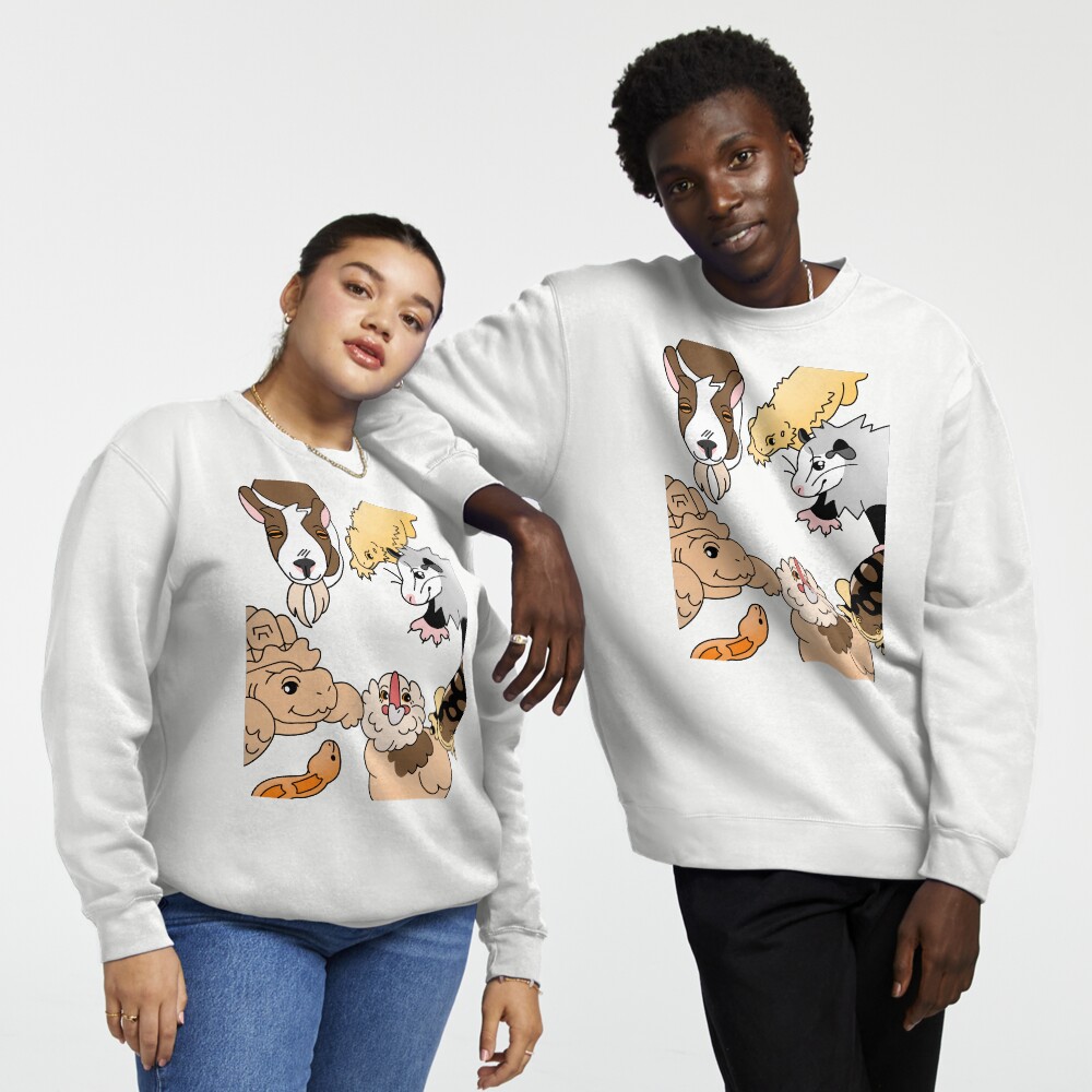 Vista previa del artículo con la obra «Sudadera sin capucha», diseñado y vendido por MaddySwag.
