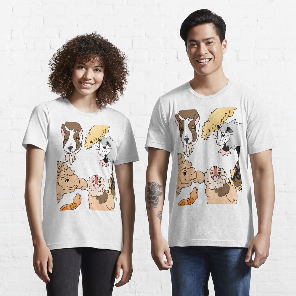 Vista previa del artículo con la obra «Camiseta esencial», diseñado y vendido por MaddySwag.