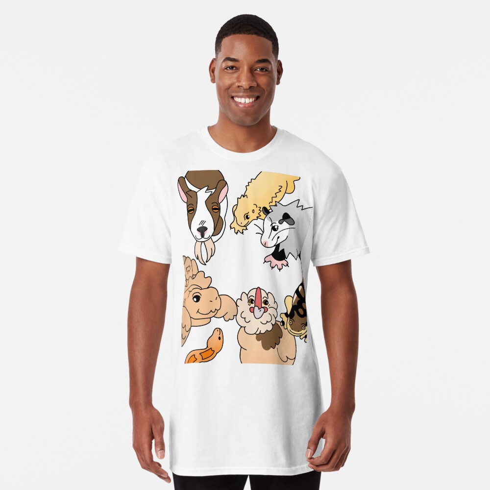 Vista previa del artículo con la obra «Camiseta larga», diseñado y vendido por MaddySwag.