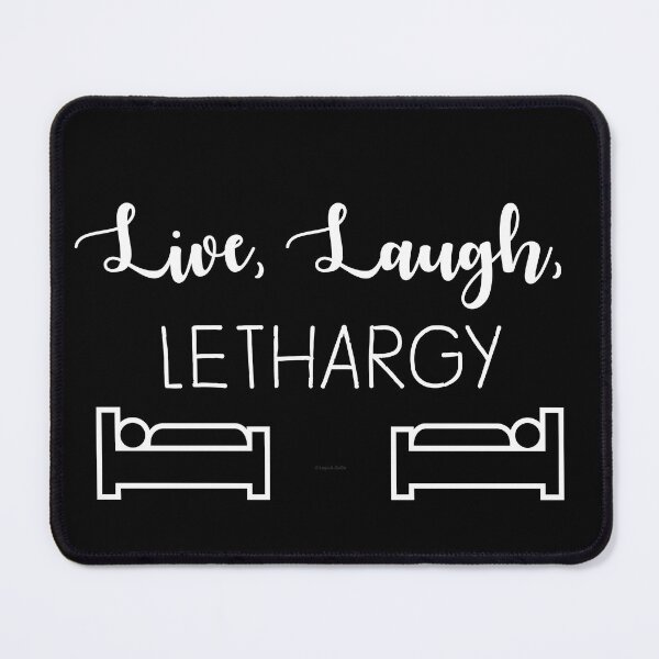 Item preview, Live, Laugh, Lethargy Icon designed and sold by Logo-A-GoGo.