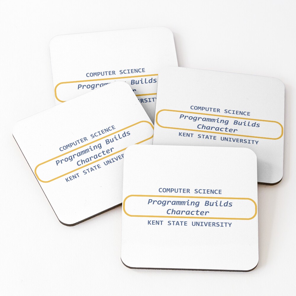 Item preview, Coasters (Set of 4) designed and sold by KentStateCS.