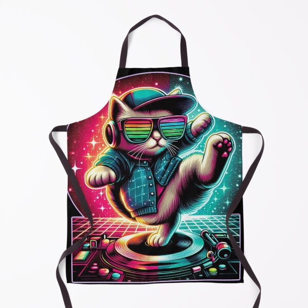 Item preview, Gato DJ bailando designed and sold by Tenpaces.