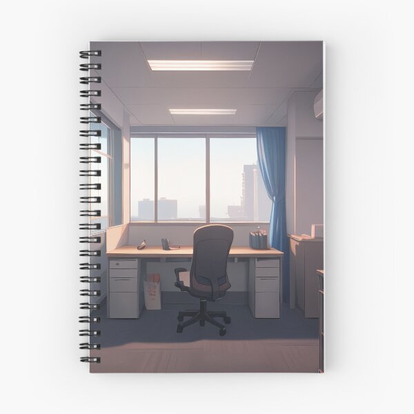 Item preview, An empty office during sunrise designed and sold by Sakura-S-Garden.