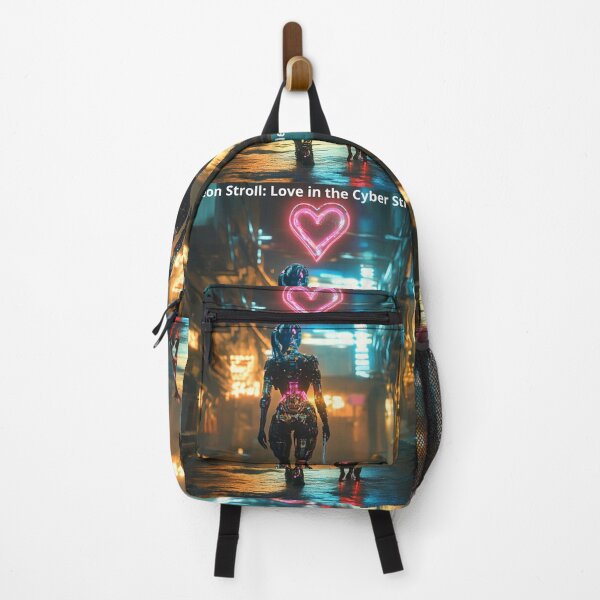 Item preview, Neon Stroll: Love in the Cyber Streets designed and sold by Darkee1006.