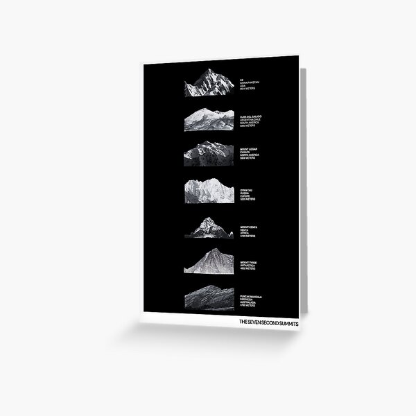 Item preview, The Seven Second Summits: Second-Highest Mountains on Each Continent designed and sold by SHELOPS.