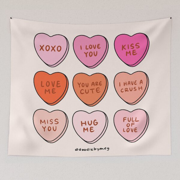 Item preview, Conversation Hearts designed and sold by doodlebymeg.