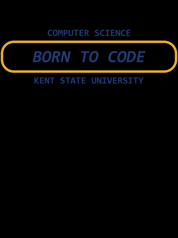 Thumbnail 7 of 7, Oversized T-Shirt, Born to Code designed and sold by KentStateCS.